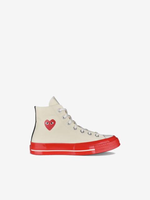 Comme des Garçons Homme x Converse heart-motif high-top sneakers