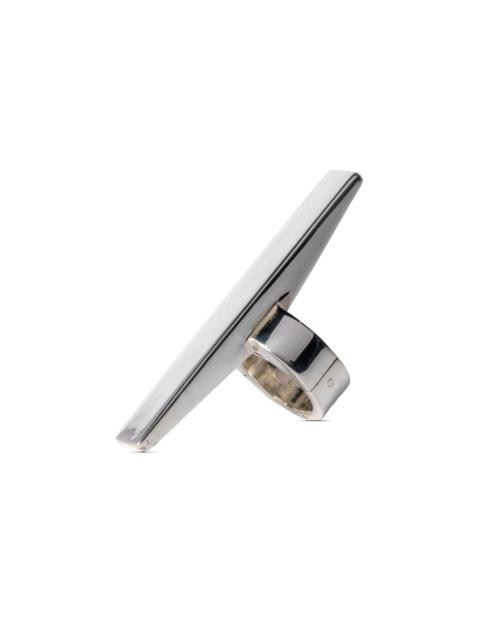 Parts of Four Sistema Rotated Bridge sterling silver ring