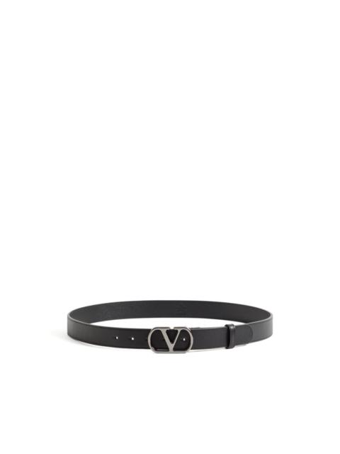 Valentino Vlogo Signature calfskin belt