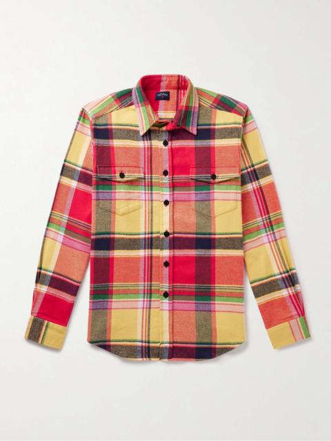 Checked Brushed Cotton-Flannel Shirt
