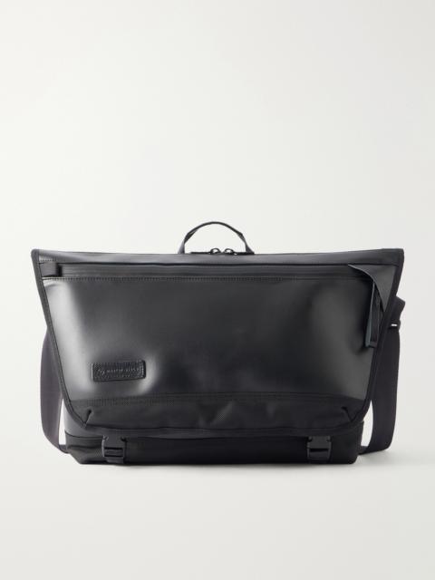 master-piece Leather-Trimmed CORDURA® Canvas Messenger Bag
