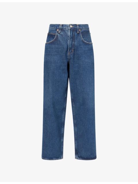 AGOLDE Fusion Baggy Tapered-Leg Denim Jeans