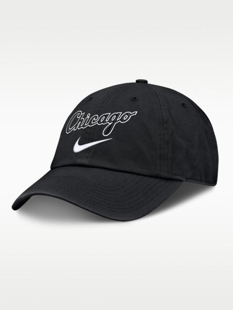 Nike Chicago White Sox Primetime Club Men's Nike MLB Unstructured Adjustable Hat