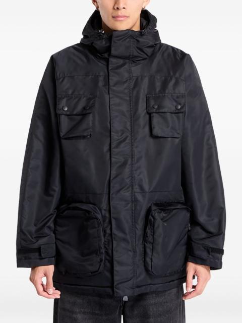 adidas pocket-detail hooded jacket
