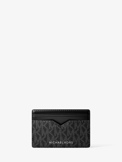 MICHAEL KORS Hudson Signature Logo Card Case