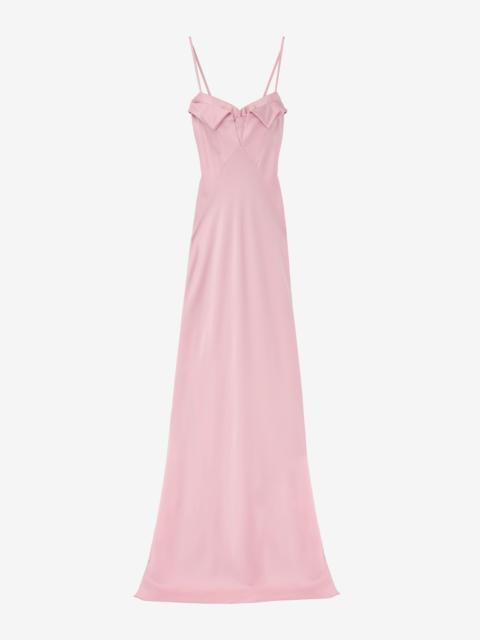 Alexander McQueen Double Satin Evening Dress