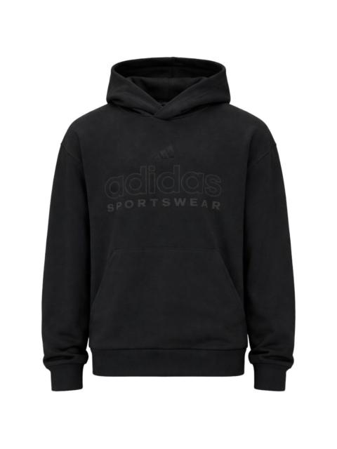 adidas embossed-logo hoodie