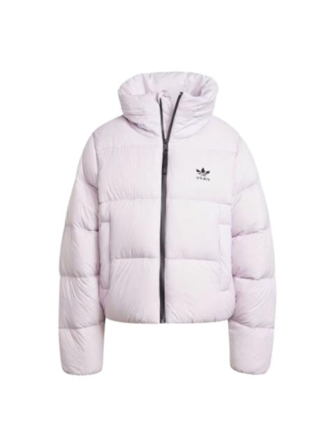 adidas (WMNS) adidas Regen Crop Down Puffer Jacket 'Purple' IW8369