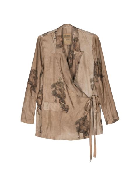 Khloe wrap blazer