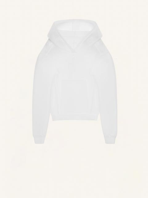 courrèges HOODIE SEE-THROUGH