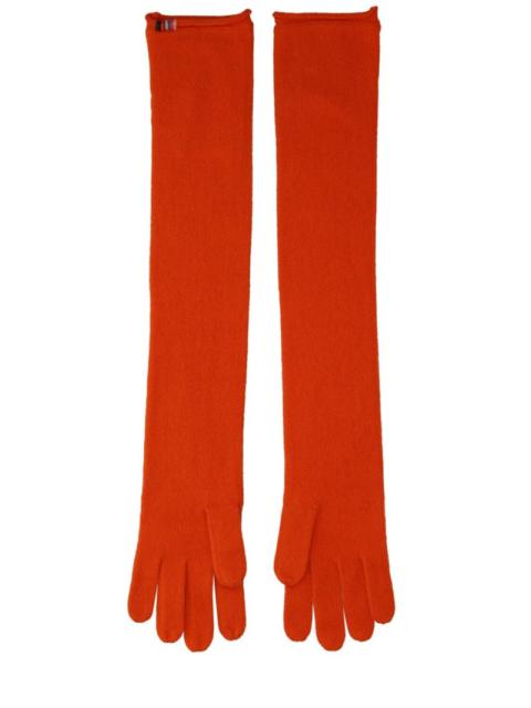 extreme cashmere Cashmere blend knitted gloves
