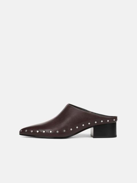Vince August Studded Leather Mule