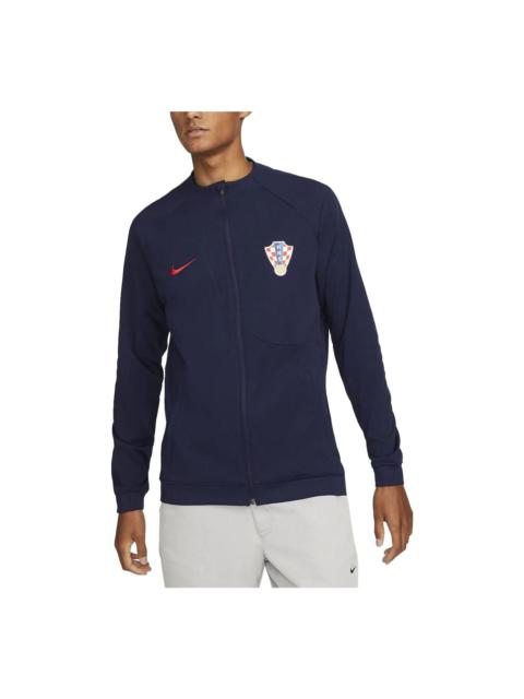 Nike Croatia Academy Pro Soccer Jacket 'Blue' DH4743-498