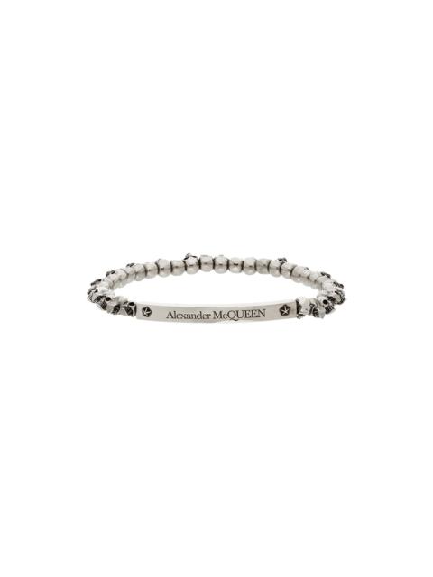 Alexander McQueen Silver Skull Bracelet