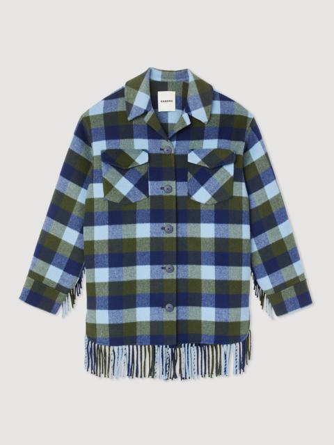 Sandro Checked coat