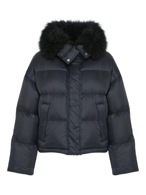 Yves Salomon lambsherling-trim puffer jacket