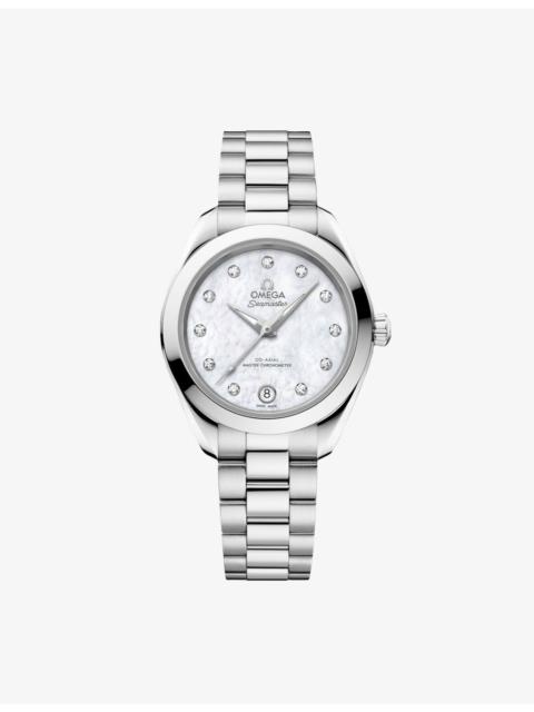 OMEGA Seamaster Aqua Terra 150M Stainless-Steel And 0.10ct Diamond Watch 30mm