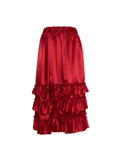 Noir Kei Ninomiya Elasticated Waistband Midi Skirt