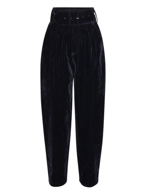 ROTATE belted tapered trousers