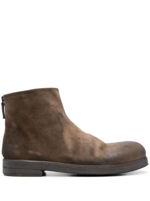 Marsèll leather round-toe ankle boots