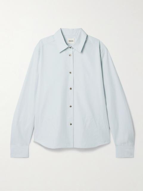 KHAITE Argo Cotton-poplin Shirt