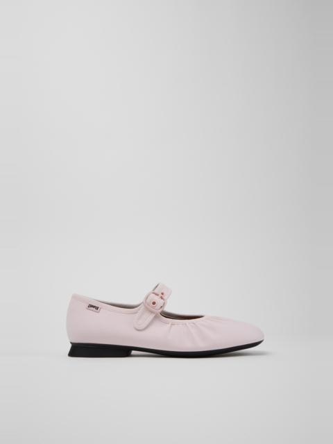 CAMPER Casi Myra Pink Textile Ballerinas for Women.