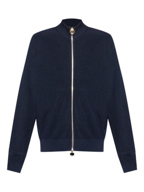 Paul & Shark ribbed zip-up cardigan