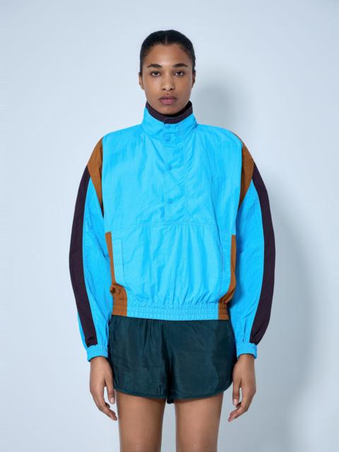 SAINT LAURENT High-Neck Windbreaker Jacket