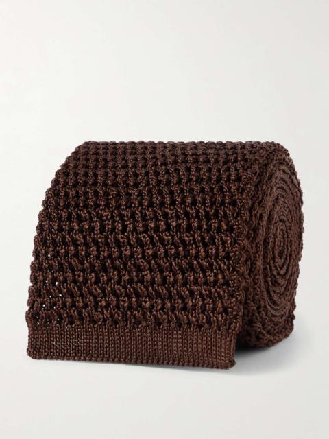 TOM FORD 7.5cm Knitted Silk Tie