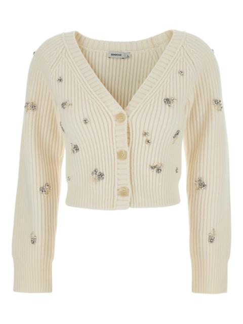 SIMKHAI Novah rhinestone-embellishment cardigan