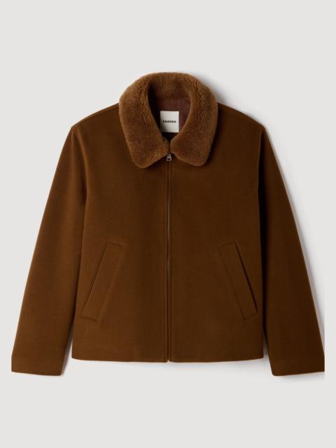 Sandro WOOL AND CASHMERE JACKET