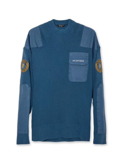 BALENCIAGA Military Sweater