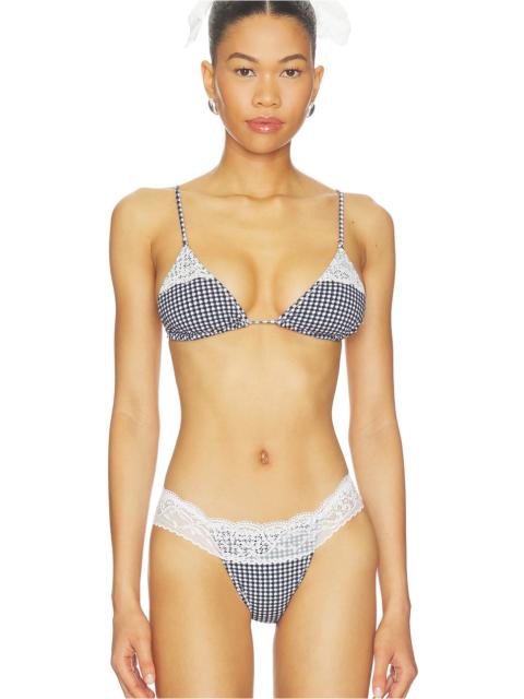 Frankies Bikinis Elena Cotton Top