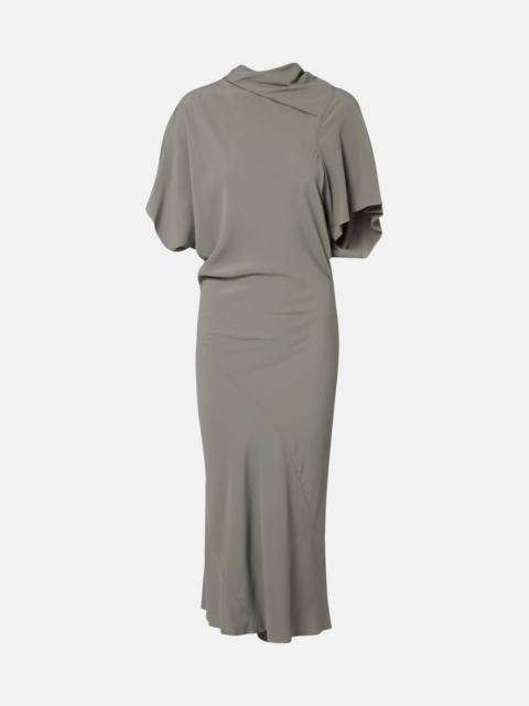 Seb draped midi dress