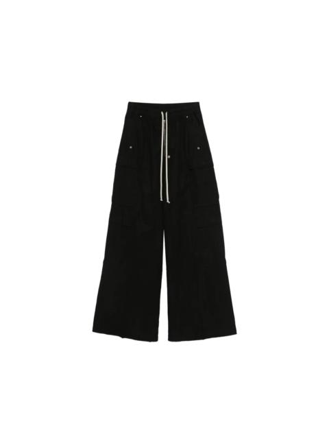 Rick Owens DRKSHDW DOUBLE CARGO JUMBO BELAS PANTS - BLACK