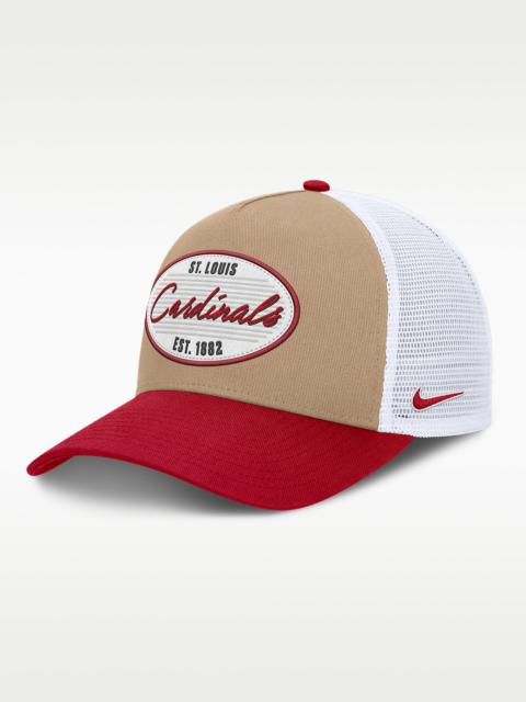 Nike St. Louis Cardinals Rise Men's Nike MLB A-Frame Trucker Adjustable Hat