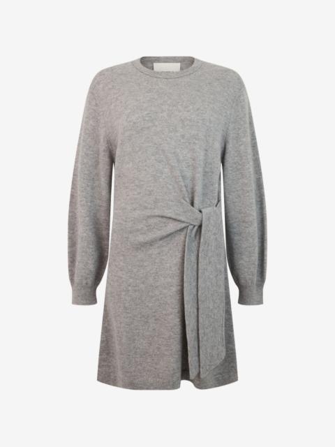 LISA YANG Sal knot-detail long-sleeve mini dress
