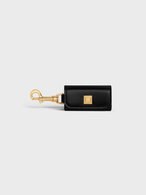 CELINE Dog Bags Holder in Smooth Calfskin with pyramid studs