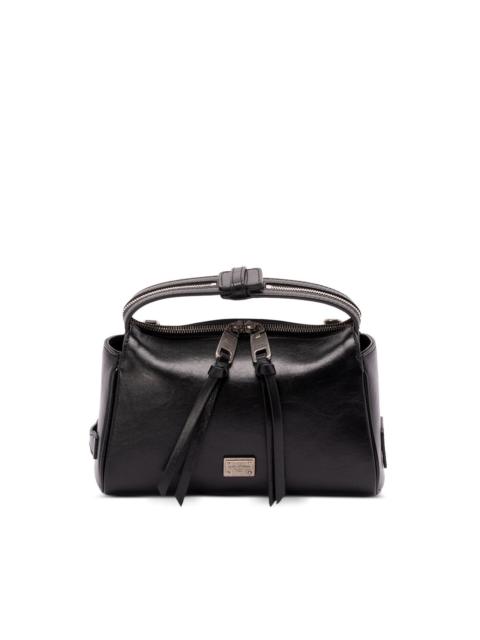 Dolce & Gabbana zip-fastening leather tote bag