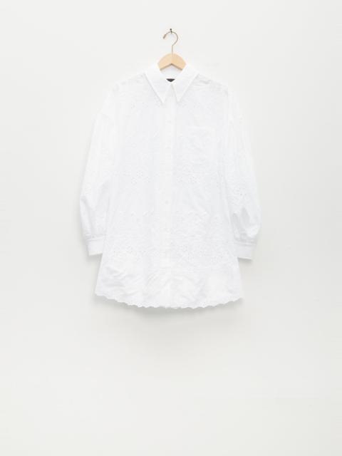 Simone Rocha Signature Sleeve Shirt Dress W/ Trim