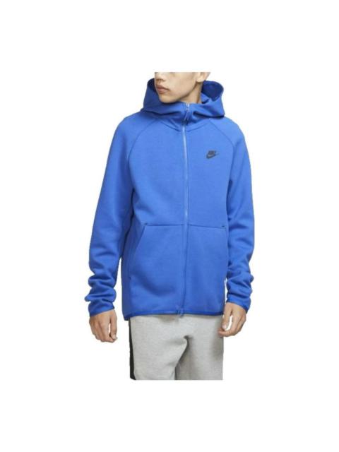 Nike Sportswear Tech Fleece Hooded Zip Jacket 'Blue' 928484-480