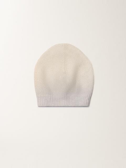 FABIANA FILIPPI Mohair cap with gradient micro sequins
