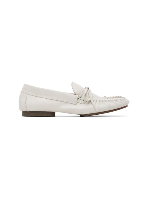 A.P.C. White 'Les Mocassins Souples' Loafers