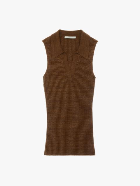 Helmut Lang MARL RIB POLO TANK