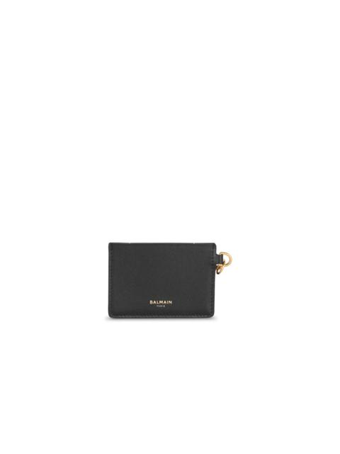 Balmain Calfskin Coin card holder