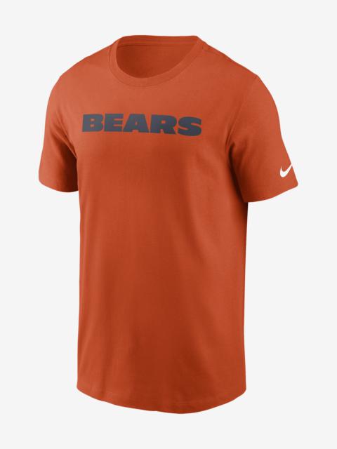 Chicago Bears Primetime Wordmark Essential Nike Men's NFL T-Shirt