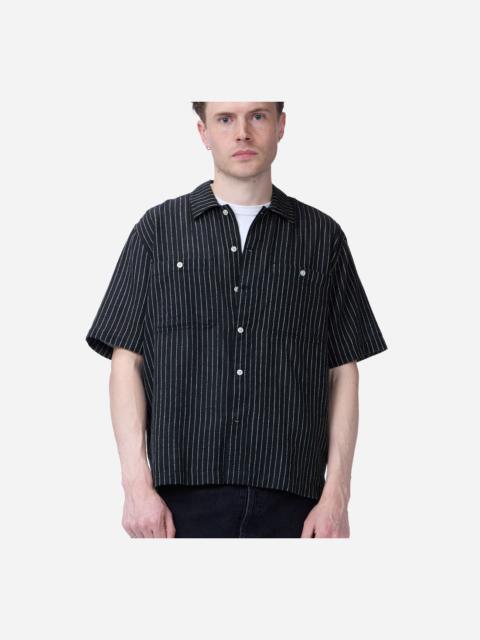 3sixteen Short Sleeve Workshirt ~ Handloom "Wabash" Stripe