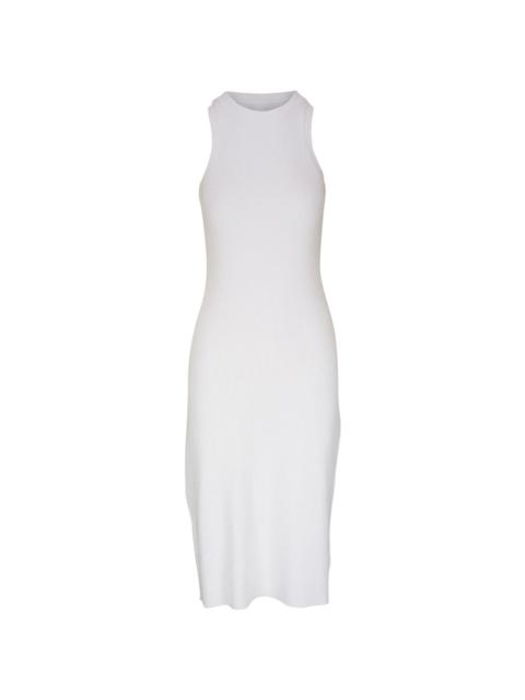 Vince ribbed-knit sleeveless dress