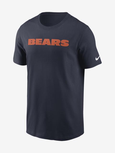 Chicago Bears Primetime Wordmark Essential Nike Men's NFL T-Shirt