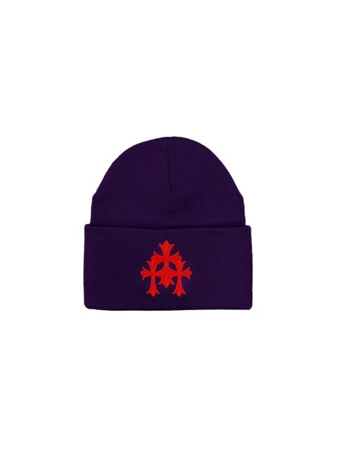 Chrome Hearts Chrome Hearts 'Triple Cross' Beanie (Purple)
